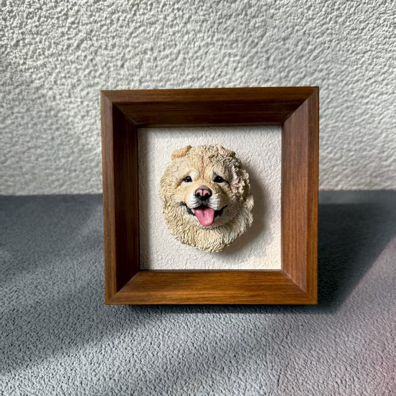 Customized Plaster Pet Sculpture with Magnet β Personalized Cat or Dog Keepsake for Car, Fridge, Frame