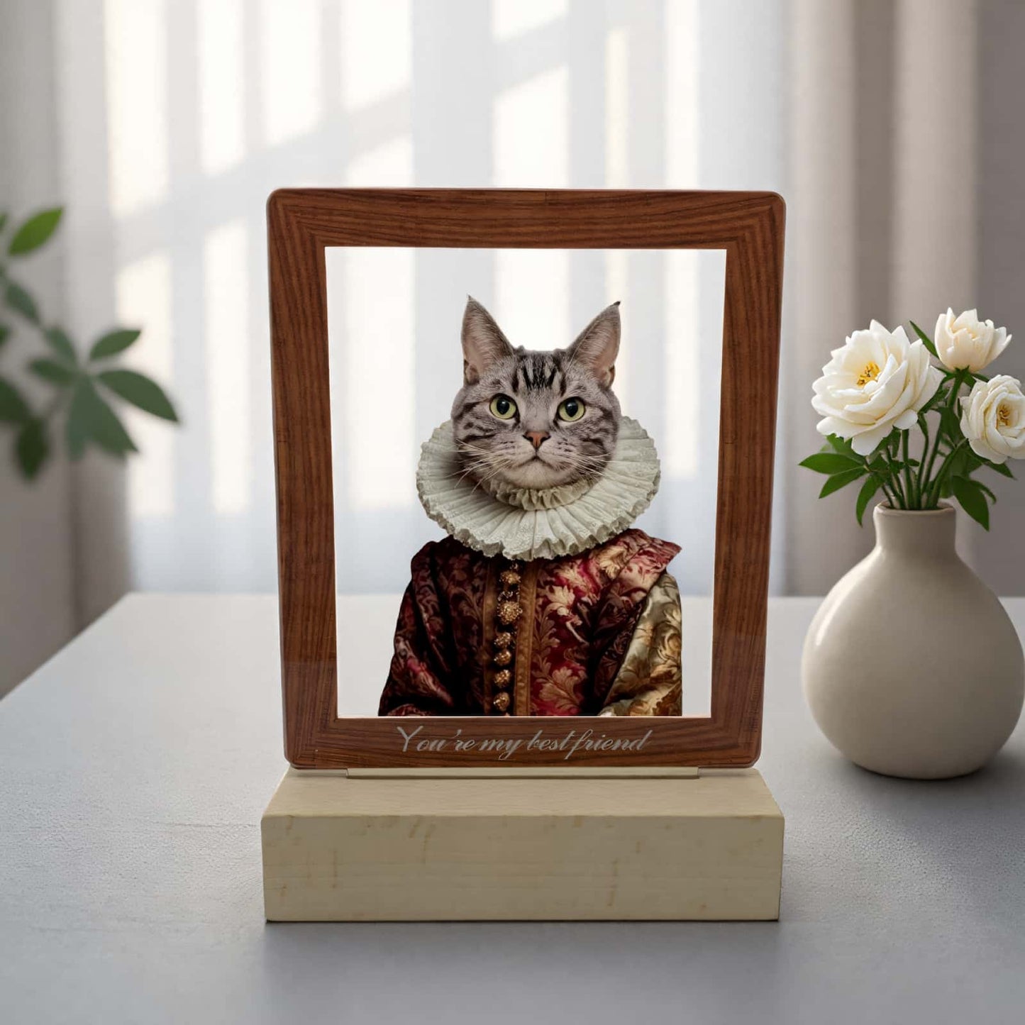 Custom Acrylic Photo Frame with LED Light – Perfect for Personalized Gifts and Home Decor