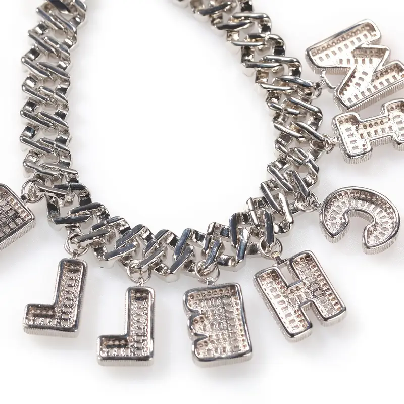 Luxury Custom Pet Name Necklace - Personalized Metal Initial Pendant for Dogs & Cats