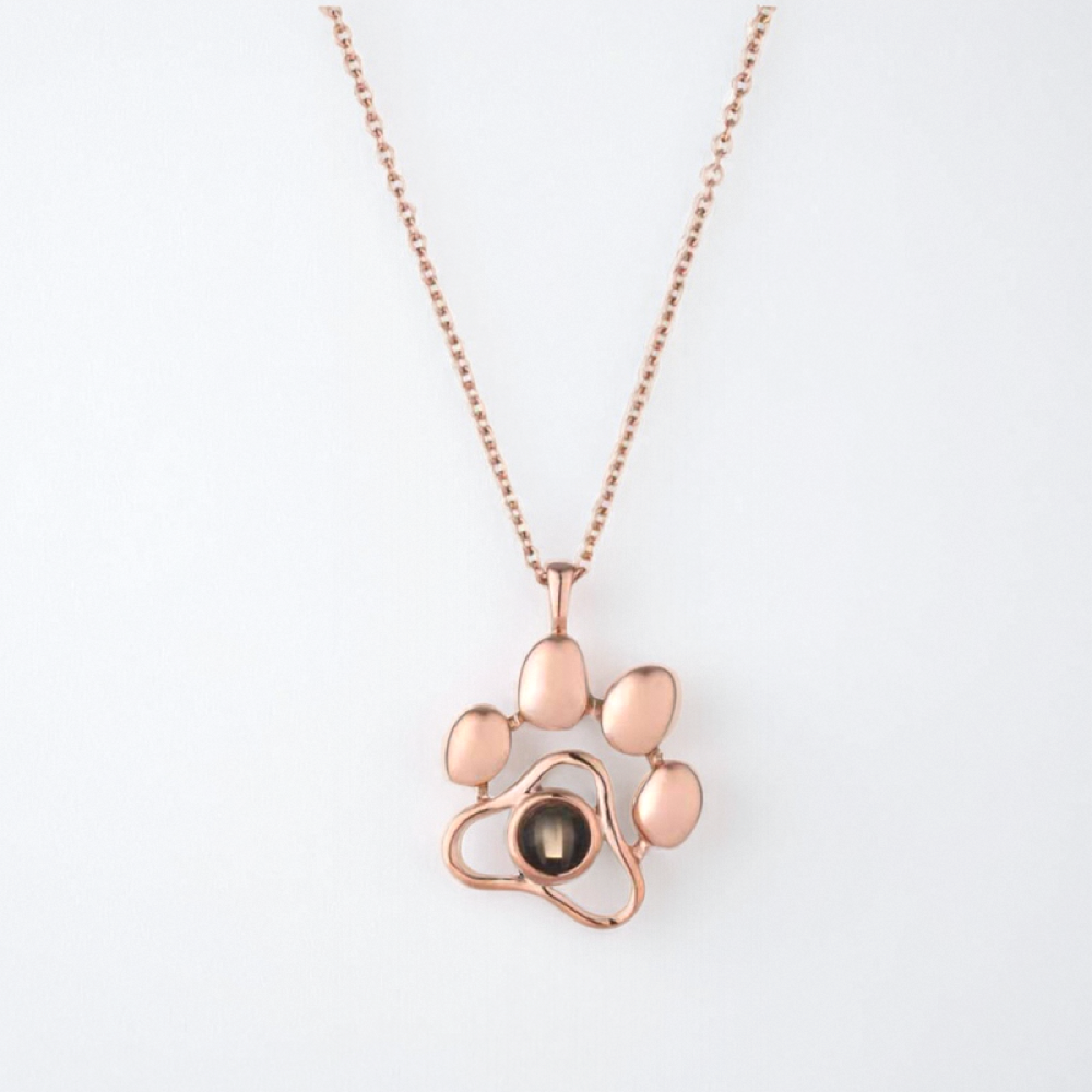 Pet Charm with Projection Photo Necklace