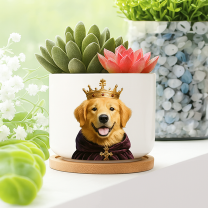 Personalized Pet Photo Custom Ceramic Planter