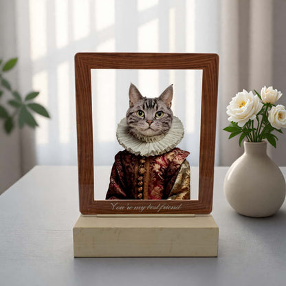 Custom Acrylic Photo Frame with LED Light – Perfect for Personalized Gifts and Home Decor