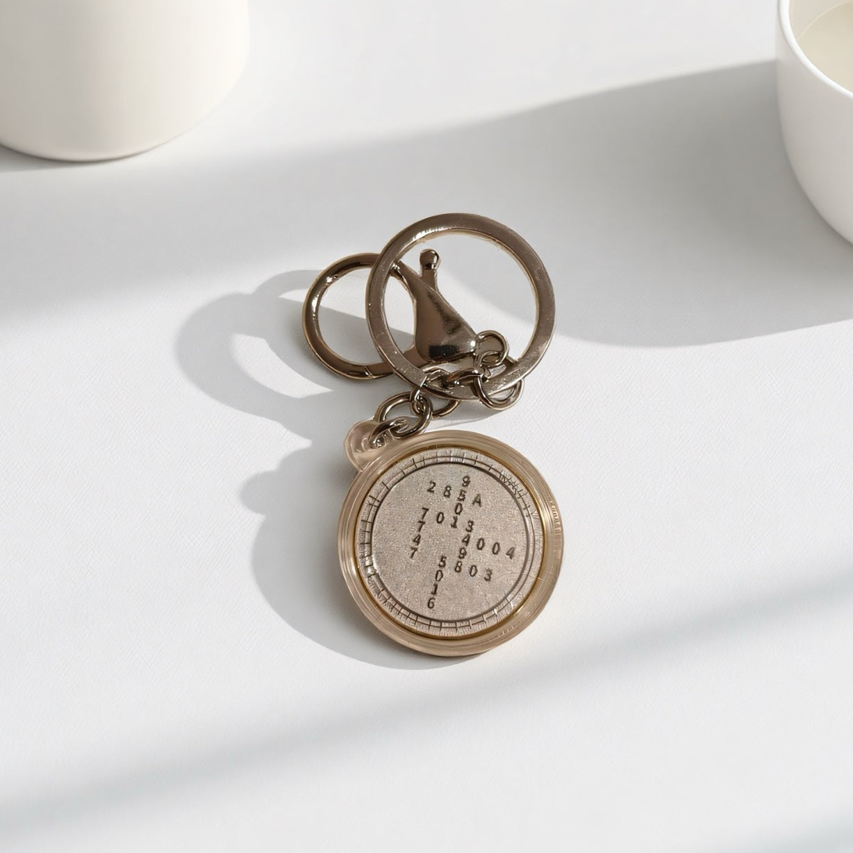 ✨ Skyblue Coin Keychain – Souvenir Edition